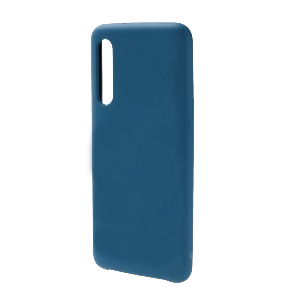 Чехол силиконовый FaisON для SAMSUNG Galaxy A50, №20, Silicon Case, тонкий,  непрозрачный, матовый, цвет: синий, тёмный