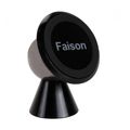 Держатель автомобильный Faison, FH-05B, для смартфона, металл, воздуховод, магнит, цвет: серебряный-1