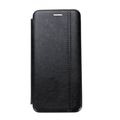 Чехол-книжка FaisON для HUAWEI Y7 (2019), PREMIUM Line, экокожа, с силиконовым креплением, на магните, цвет: чёрный-1