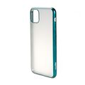 Чехол силиконовый FaisON для APPLE iPhone XI Pro Max, Stylish, тонкий, прозрачный, глянцевый, цвет: хакки-1