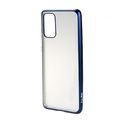 Чехол силиконовый FaisON для SAMSUNG Galaxy S11 Plus/S20 Ultra, Stylish, тонкий, прозрачный, глянцевый, цвет: синий-1