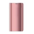 Чехол-книжка FaisON для HUAWEI Honor 7C Pro, MIRROR, пластик, цвет: розовый-1