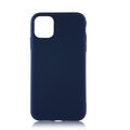 Чехол силиконовый FaisON для APPLE iPhone XI Pro Max, №07, Silicon Case, тонкий, непрозрачный, матовый, цвет: синий, тёмный-1