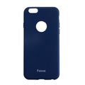 Чехол силиконовый FaisON для APPLE iPhone 5/5S/SE, Matte, тонкий, непрозрачный, матовый, цвет: синий-1