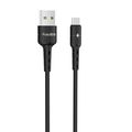Кабель USB - Type-C FaisON HX30 Star, 1.0м, круглый, 2.1A, силикон, цвет: чёрный-1