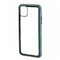 Накладка задняя FaisON для APPLE iPhone XI, F06, imagine, пластик, глянцевый, силиконовые края, цвет: зелёный-1