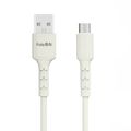 Кабель USB - микро USB FaisON HX30 Star, 1.0м, круглый, 2.0A, силикон, цвет: белый-1