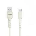 Кабель USB - Type-C FaisON HX30 Star, 1.0м, круглый, 2.1A, силикон, цвет: белый-1