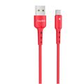 Кабель USB - Type-C FaisON HX30 Star, 1.0м, круглый, 2.1A, силикон, цвет: красный-1