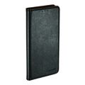 Чехол-книжка FaisON для HUAWEI Nova 7 Pro, Solid, CA-F7, экокожа, с силиконовым креплением, на магните, цвет: чёрный-1