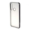 Чехол силиконовый FaisON для HUAWEI Y6P, Stylish, тонкий, прозрачный, глянцевый, цвет: чёрный-1