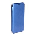 Чехол-книжка FaisON для HUAWEI Honor 9S, PREMIUM, CA-17, экокожа, с силиконовым креплением, на магните, цвет: синий-1