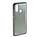Чехол силиконовый FaisON для HUAWEI P Smart (2020), Stylish, тонкий, прозрачный, глянцевый, цвет: чёрный-1