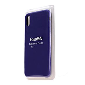 Чехол силиконовый FaisON для APPLE iPhone 6/6S (4.7), №03, Silicon Case, тонкий, непрозрачный, матовый, цвет: фиолетовый, тёмный-1