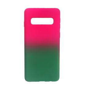 Чехол силиконовый FaisON для XIAOMI Redmi 6/6А, Gradient, тонкий, непрозрачный, матовый, цвет: красный, зелёный-1