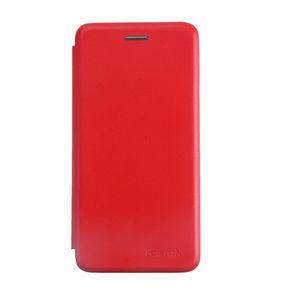 Чехол-книжка FaisON для SAMSUNG Galaxy A20, PREMIUM, экокожа, с силиконовым креплением, на магните, цвет: красный-1