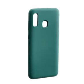 Чехол силиконовый FaisON для SAMSUNG Galaxy A30, №44, Silicon Case Full, тонкий, непрозрачный, матовый, цвет: синий, зелёный-1