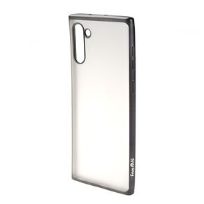 Чехол силиконовый FaisON для SAMSUNG Galaxy Note 10 Plus, Stylish, тонкий, прозрачный, глянцевый, цвет: чёрный-1