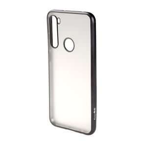 Чехол силиконовый FaisON для XIAOMI Redmi Note 8, Stylish, тонкий, прозрачный, глянцевый, цвет: чёрный-1
