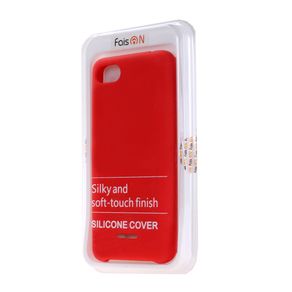 Чехол силиконовый FaisON для XIAOMI Redmi 6A, №14, Silicon Case, тонкий, непрозрачный, матовый, цвет: красный-3