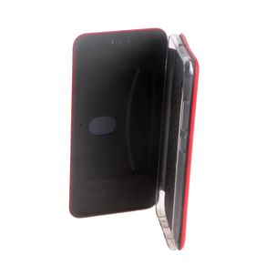 Чехол-книжка FaisON для XIAOMI Redmi Note 8T, PREMIUM, экокожа, с силиконовым креплением, на магните, цвет: красный-3