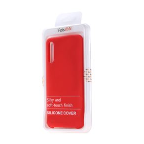 Чехол силиконовый FaisON для XIAOMI Mi9, №14, Silicon Case, тонкий, непрозрачный, матовый, цвет: красный-3