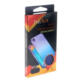 Чехол силиконовый FaisON для SAMSUNG Galaxy S10, Gradient, тонкий, непрозрачный, матовый, цвет: синий-2