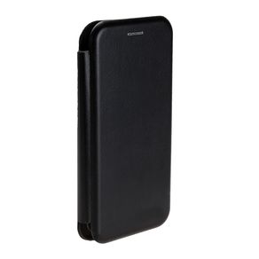 Чехол-книжка FaisON для SAMSUNG Galaxy A71, PREMIUM, экокожа, с силиконовым креплением, на магните, цвет: чёрный-1