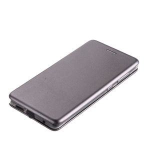 Чехол-книжка FaisON для SAMSUNG Galaxy A71, PREMIUM, экокожа, с силиконовым креплением, на магните, цвет: серебряный-2