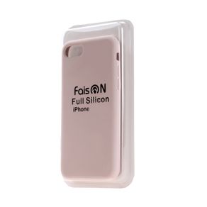 Чехол силиконовый FaisON для APPLE iPhone 6/6S Plus (5.5), №01, Silicon Case Full, тонкий, непрозрачный, матовый, цвет: бежевый-1