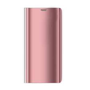 Чехол-книжка FaisON для HUAWEI Honor 7C Pro, MIRROR, пластик, цвет: розовый-1
