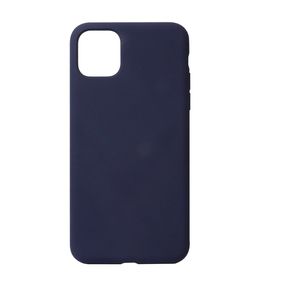 Чехол силиконовый FaisON для APPLE iPhone XI Pro Max, Matte, тонкий, непрозрачный, матовый, цвет: синий-1