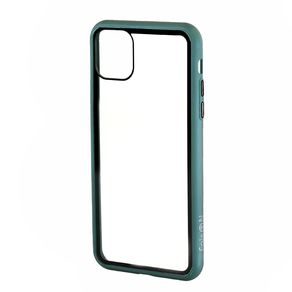 Накладка задняя FaisON для APPLE iPhone XI, F06, imagine, пластик, глянцевый, силиконовые края, цвет: зелёный-1