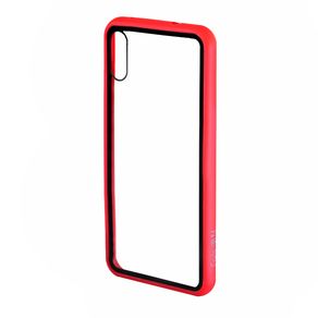 Накладка задняя FaisON для SAMSUNG Galaxy A20/A30, F06, imagine, пластик, глянцевый, силиконовые края, цвет: красный-1