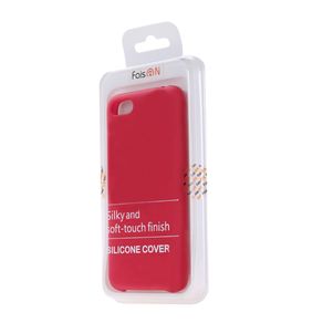 Чехол силиконовый FaisON для HUAWEI Honor 7A/Y5 Prime (2018), №42, Silicon Case, тонкий, непрозрачный, матовый, цвет: бордовый-1