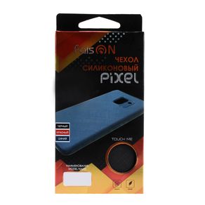 Чехол силиконовый FaisON для HUAWEI P Smart (2019)/P10 Lite, Pixel, тонкий, непрозрачный, матовый, цвет: чёрный-2