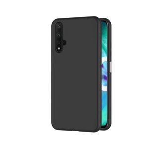 Чехол силиконовый FaisON для HUAWEI Honor 20, Matte, тонкий, непрозрачный, матовый, цвет: чёрный-1