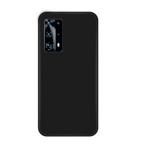 Чехол силиконовый FaisON для HUAWEI P40 Plus, Matte, тонкий, непрозрачный, матовый, цвет: чёрный-1