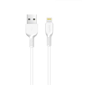Кабель USB - 8 pin FaisON HX20, 2.0м, круглый, 2.1A, силикон, цвет: белый-1