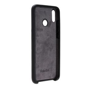 Чехол силиконовый FaisON для HUAWEI P Smart Z, №18, Silicon Case, тонкий, непрозрачный, матовый, цвет: чёрный-2