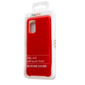 Чехол силиконовый FaisON для HUAWEI Honor 9A, №14, Silicon Case, тонкий, непрозрачный, матовый, цвет: красный-3