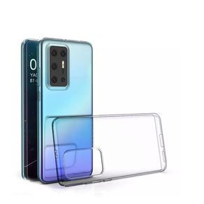 Чехол силиконовый FaisON для HUAWEI P40 Pro, Light, тонкий, глянцевый, цвет: чёрный-1