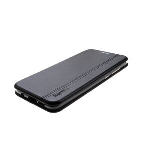 Чехол-книжка FaisON для HUAWEI Honor 9A, PREMIUM Line, экокожа, с силиконовым креплением, на магните, цвет: чёрный-2