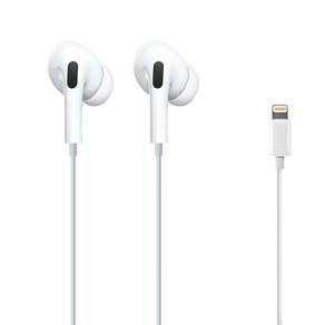 Наушники внутриканальные FaisON HP-4, Bordo, микрофон, кнопка ответа, bluetooth, кабель 8 pin, цвет: белый-1