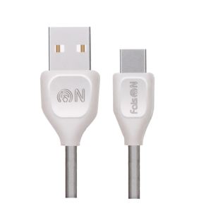 Блок питания сетевой 2 USB FaisON, HUT-70, Energy ball, 2100mA, пластик, кабель Type-C, цвет: белый-2