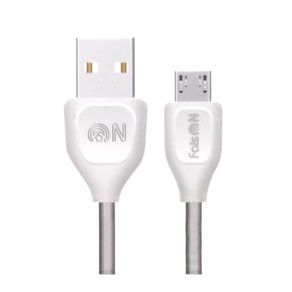 Блок питания сетевой 2 USB FaisON, HUT-70, Energy ball, 2100mA, пластик, кабель микро USB, цвет: белый-2