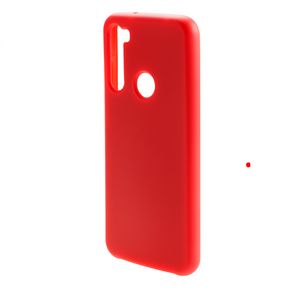 Чехол силиконовый FaisON для XIAOMI Redmi Note 8T, №14, Silicon Case, тонкий, непрозрачный, матовый, цвет: красный-1