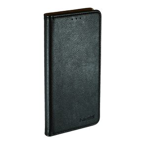 Чехол-книжка FaisON для HUAWEI Nova 7 Pro, Solid, CA-F7, экокожа, с силиконовым креплением, на магните, цвет: чёрный-1