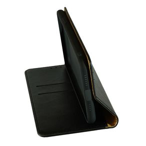 Чехол-книжка FaisON для HUAWEI Nova 5/Nova 5 Pro, Solid, CA-F7, экокожа, с силиконовым креплением, на магните, цвет: чёрный-3