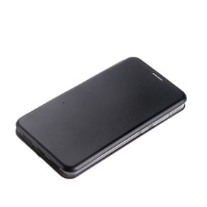 Чехол-книжка FaisON для XIAOMI Mi A3, PREMIUM, CA-17, экокожа, с силиконовым креплением, на магните, цвет: чёрный-2